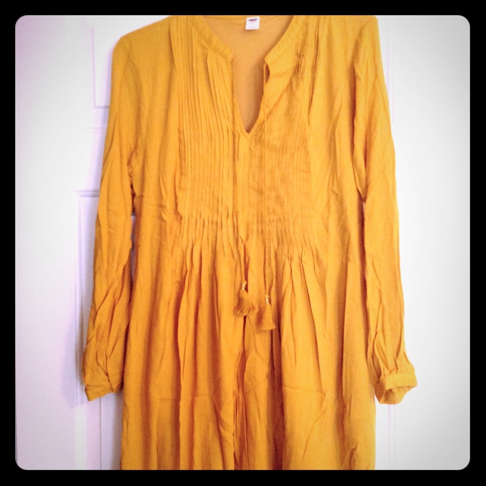 Yellow fall dress